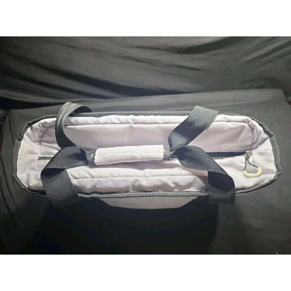 Arctic Zone Soft-Sided Cooler Tote Bag Gray/Black Wipe Clean w/ Ice Wall